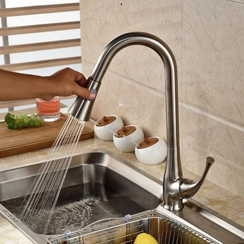 Stylish Single Lever Pull Out Kitchen Tap -Bathlova