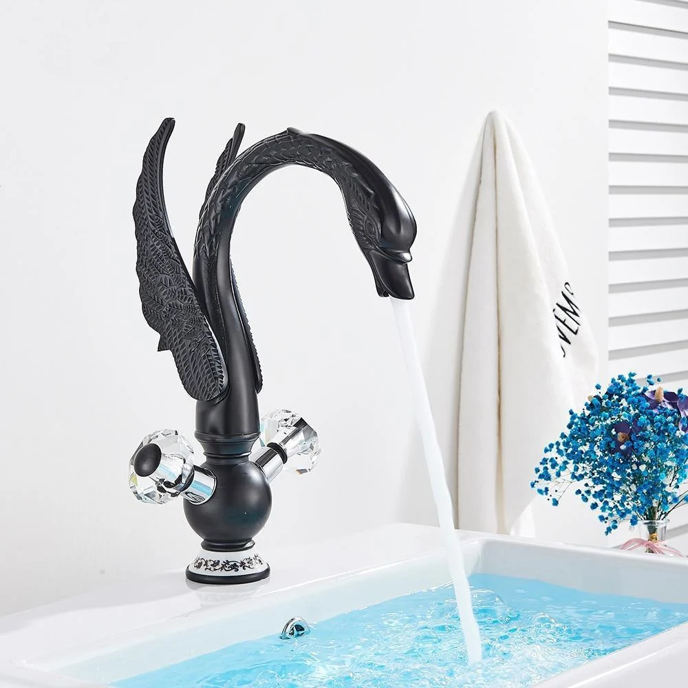 Swan Basin sink Tap Bathroom Mixer Taps Swan Washbasin Taps Tap -Bathlova