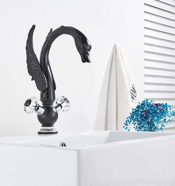 Swan Basin sink Tap Bathroom Mixer Taps Swan Washbasin Taps Tap -Bathlova