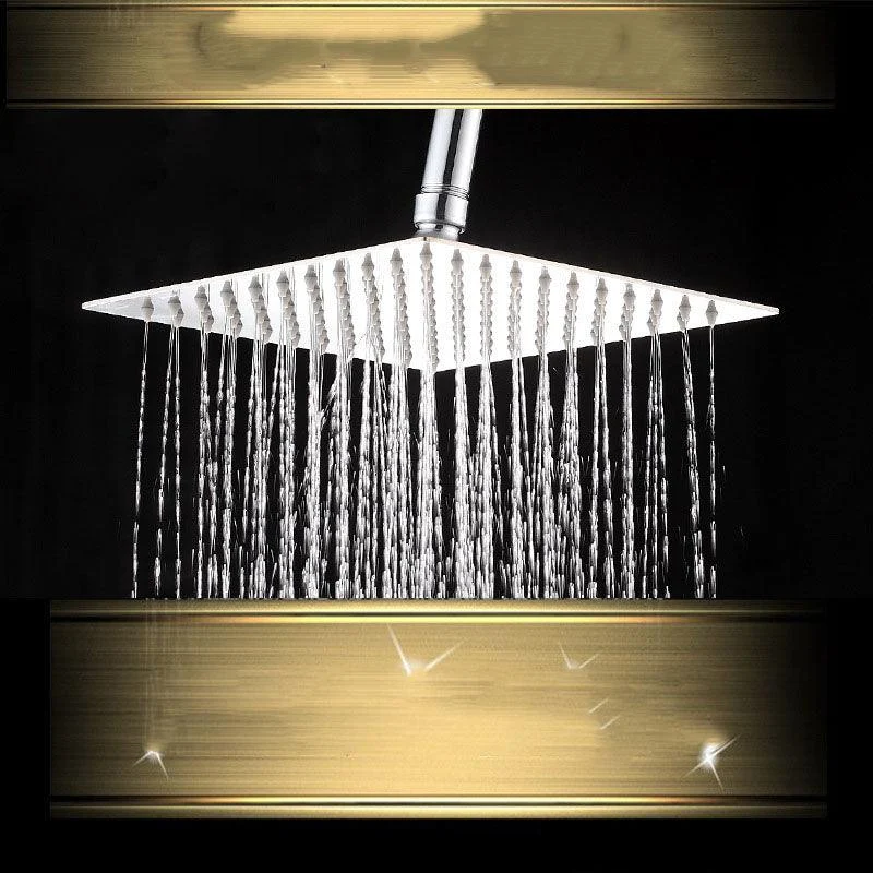 Swivel Rain Shower Head Wall Mounted Concealed Full Copper Pressurized Shower -Bathlova