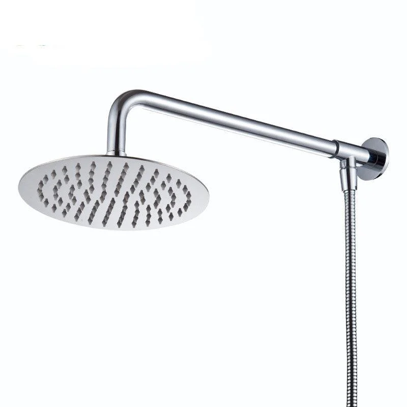 Swivel Rain Shower Head Wall Mounted Concealed Full Copper Pressurized Shower -Bathlova