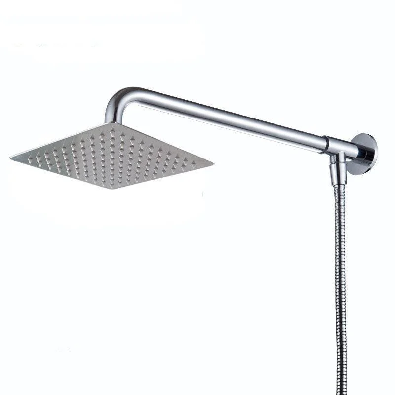 Swivel Rain Shower Head Wall Mounted Concealed Full Copper Pressurized Shower -Bathlova