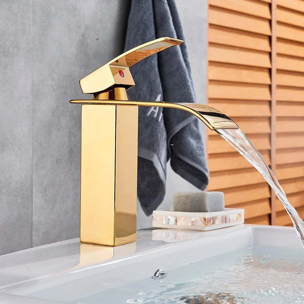 Tap Basin Mixer Tap Vessel Tap Single Handle Hot and Cold Mixer -Bathlova