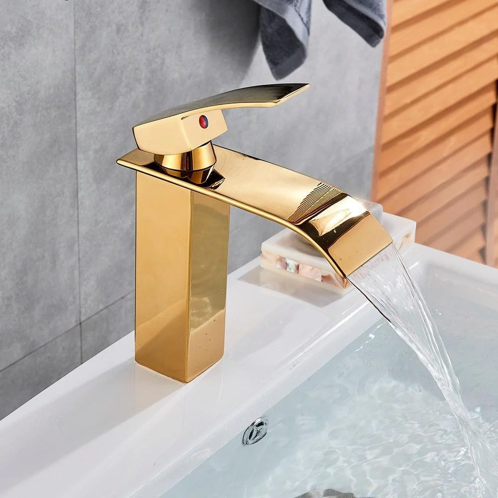 Tap Basin Mixer Tap Vessel Tap Single Handle Hot and Cold Mixer -Bathlova