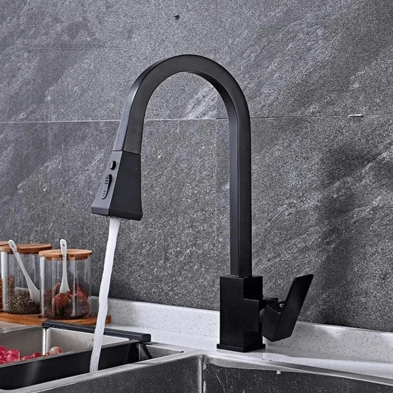 Telford - Modern Pull Out Kitchen Tap -Bathlova