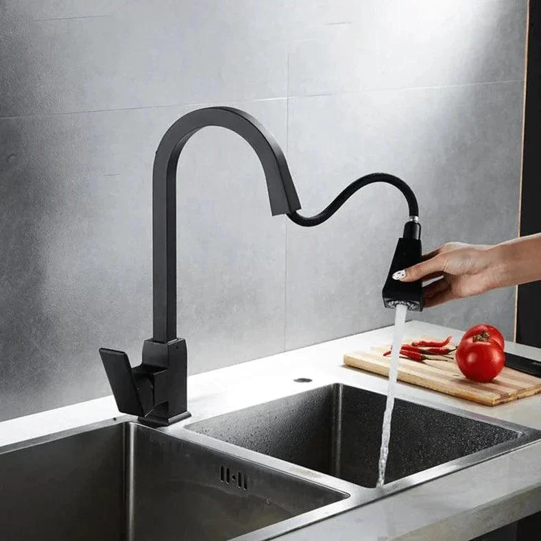 Telford - Modern Pull Out Kitchen Tap -Bathlova