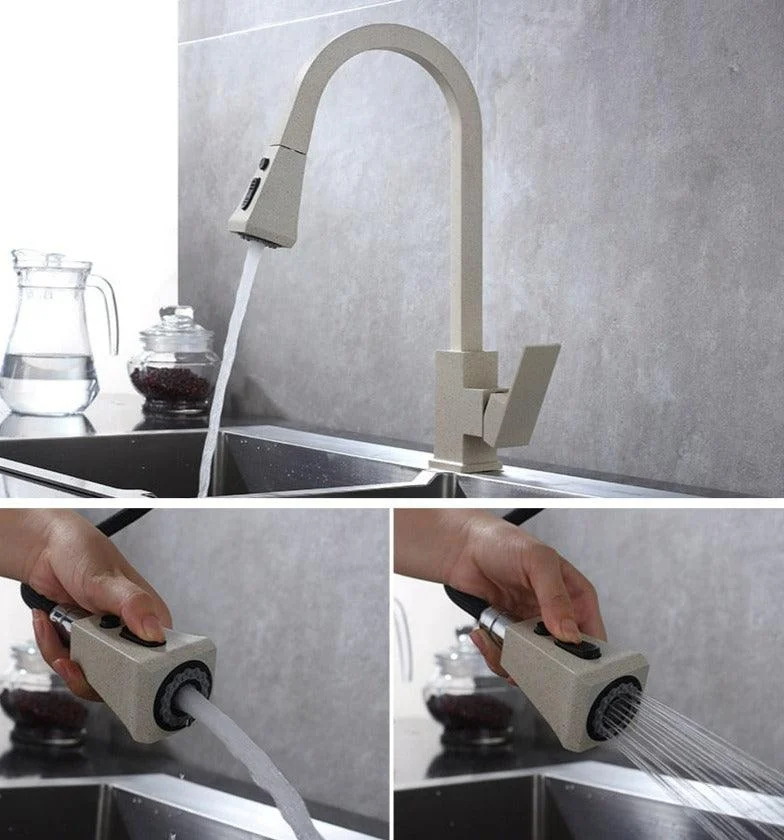 Telford - Modern Pull Out Kitchen Tap -Bathlova