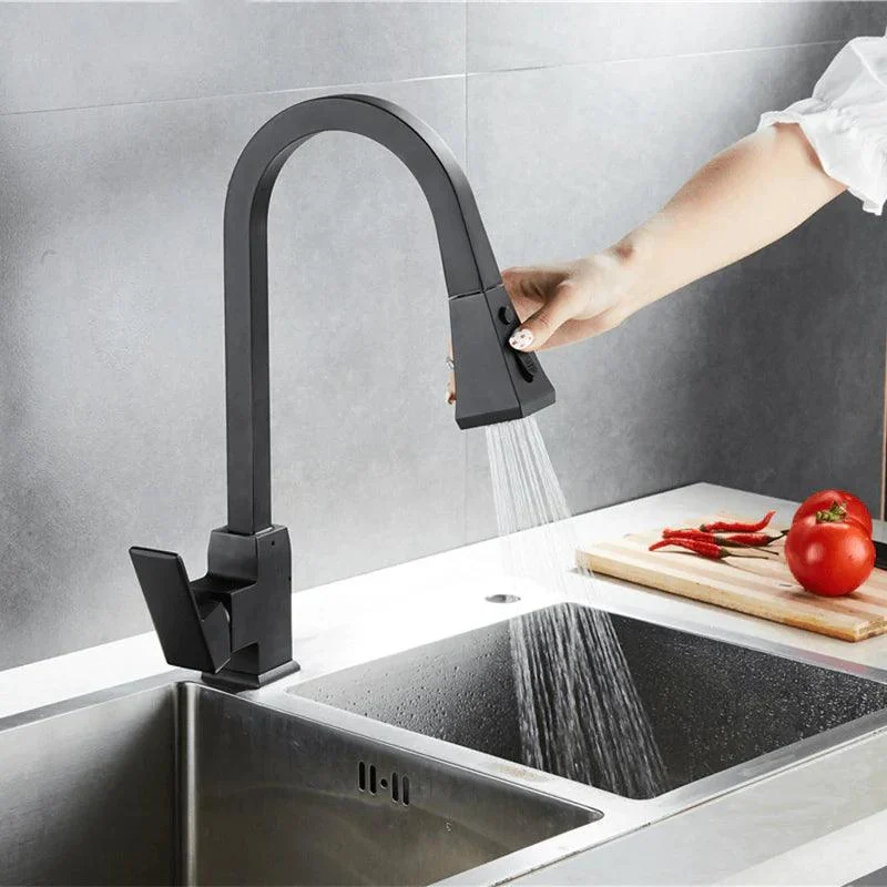 Telford - Modern Pull Out Kitchen Tap -Bathlova