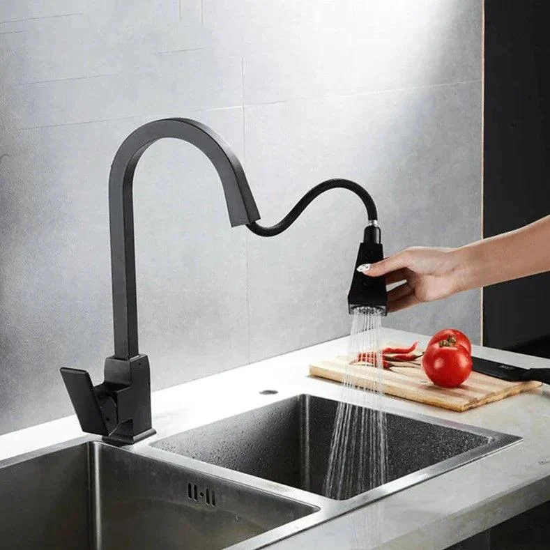 Telford - Modern Pull Out Kitchen Tap -Bathlova