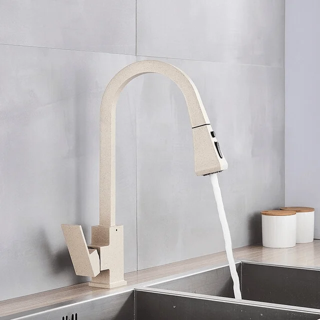 Telford - Modern Pull Out Kitchen Tap -Bathlova