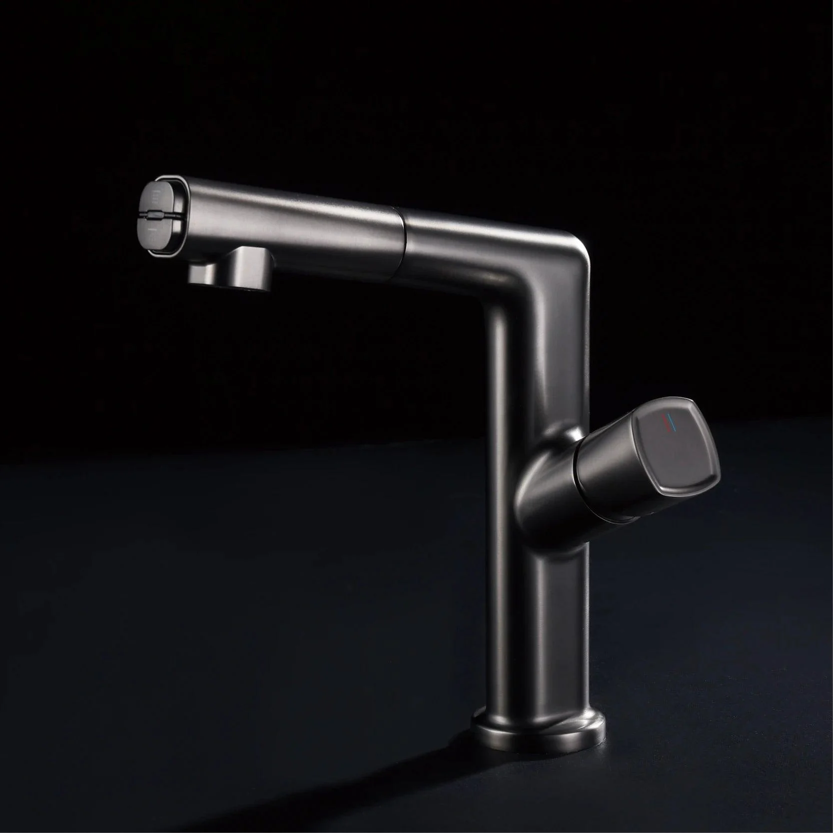 Temperature Digital Display Bathroom Tap Pull-out Design Tap -Bathlova