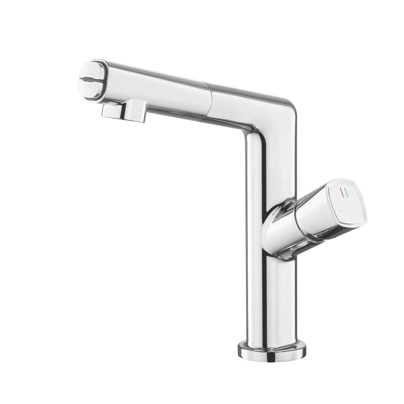 Temperature Digital Display Bathroom Tap Pull-out Design Tap -Bathlova