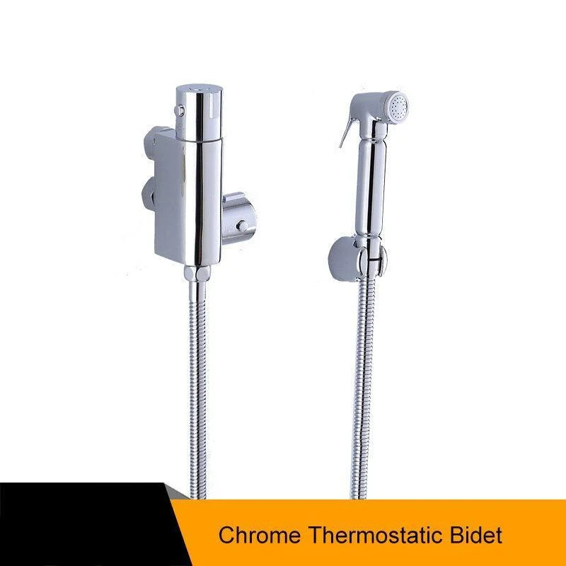 Thermostatic Bathroom Shower Wall Mounted Bidet Toilet Tap Shower -Bathlova