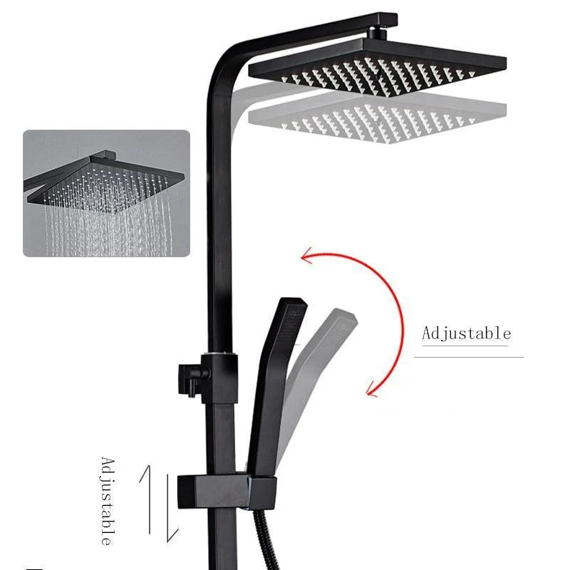 Thermostatic Digital Display Shower Tap Set Shower Rain Shower -Bathlova