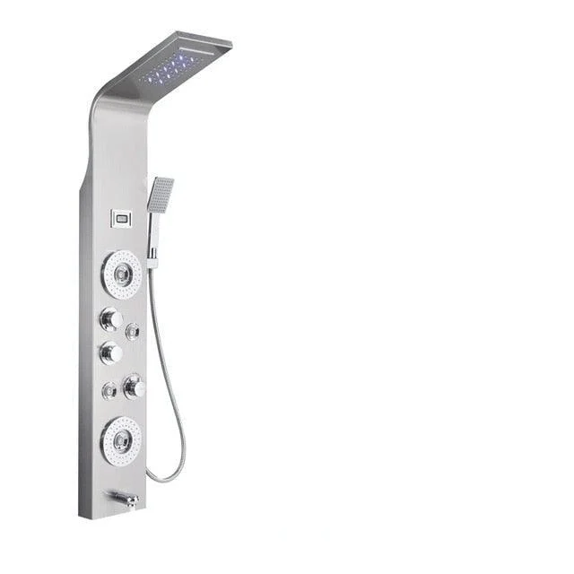 Thermostatic Rainfall Waterfall Shower Column with Digital Display -Bathlova