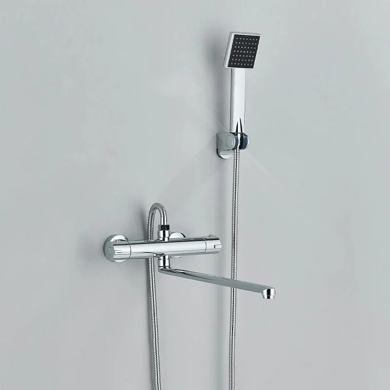 Thermostatic Shower Tap Mixing Valve Bathtub Tap with handle -Bathlova