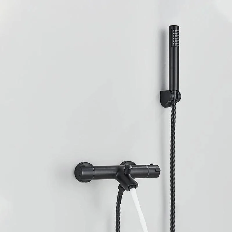 Thermostatic Shower Tap Mixing Valve Bathtub Tap with handle -Bathlova