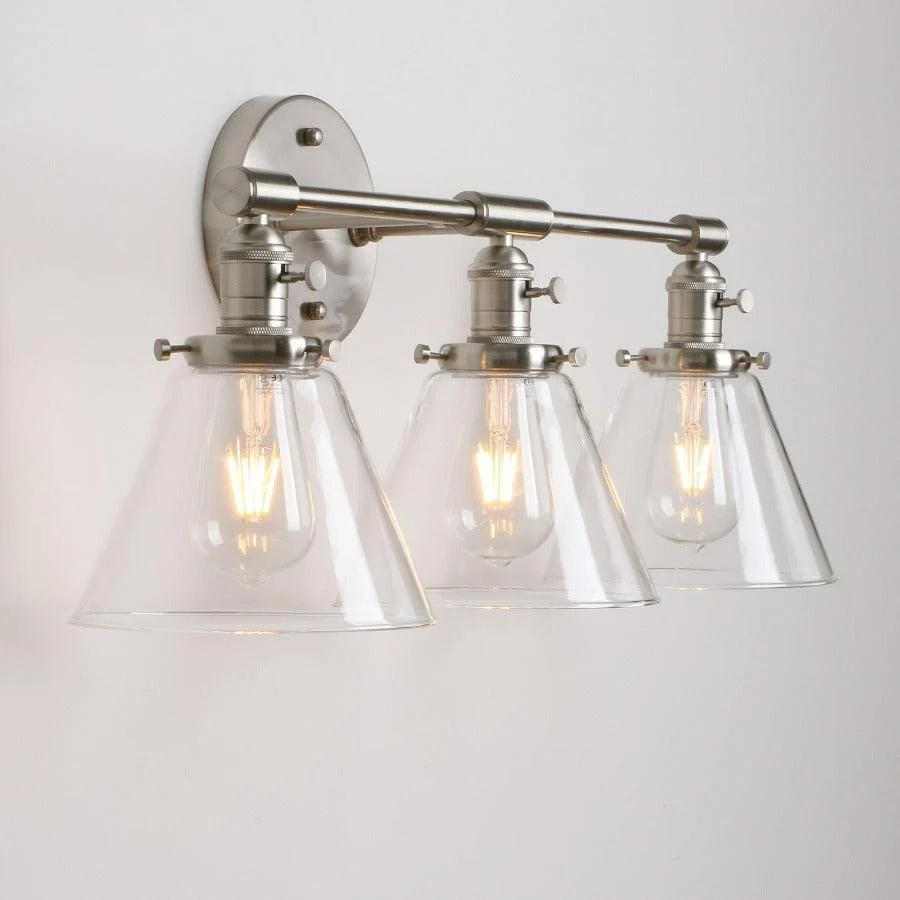 Three-Bulb Finley Vintage Wall Sconce -Bathlova