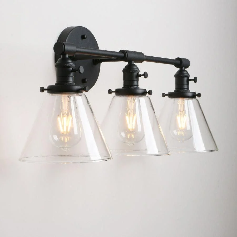 Three-Bulb Finley Vintage Wall Sconce -Bathlova