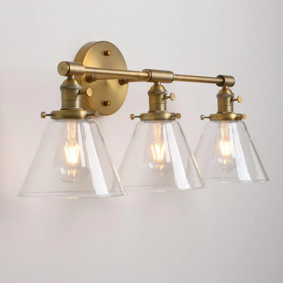 Three-Bulb Finley Vintage Wall Sconce -Bathlova