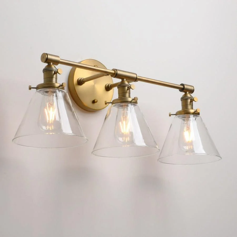 Three-Bulb Finley Vintage Wall Sconce -Bathlova