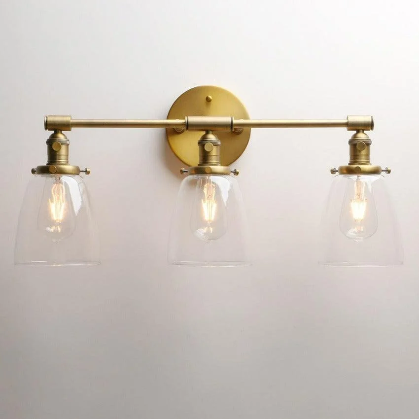 Three-Bulb Sedona Vintage Wall Sconce -Bathlova