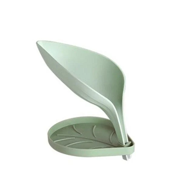 Three-dimensional Leaf Design Soap Dish -Bathlova