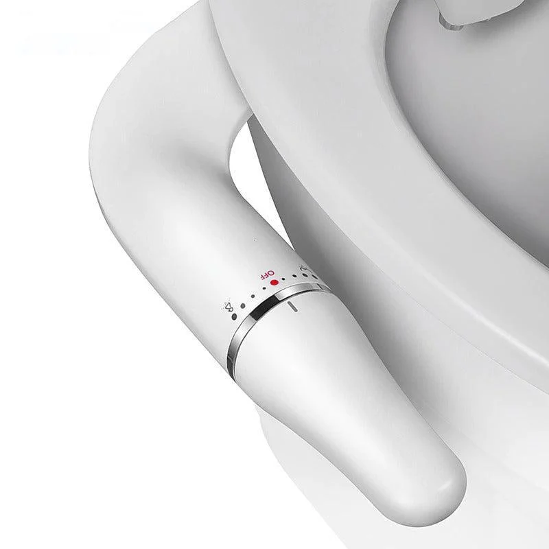 Toilet Bidet Ultra Slim Bidet Toilet Seat Attachment With Brass Inlet -Bathlova