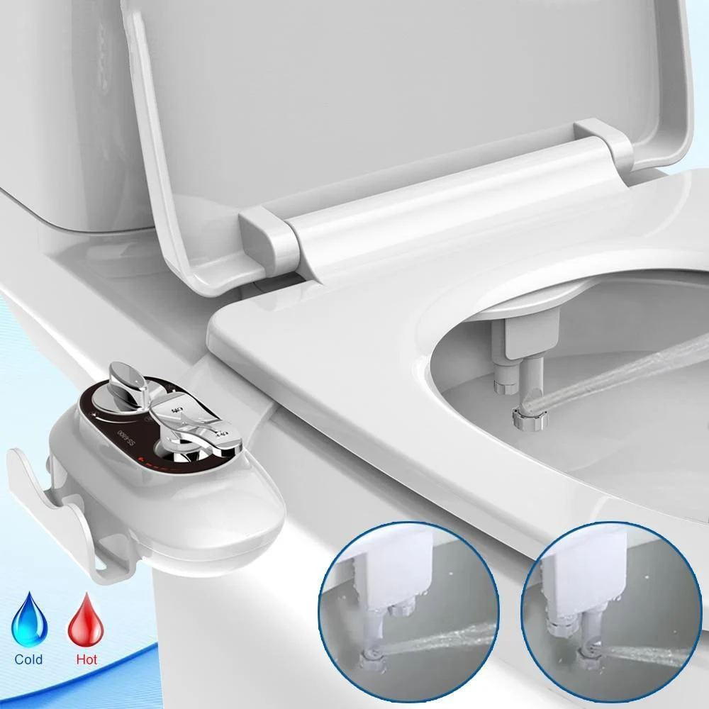 Toilet Seat Bidet Attachment Non-Electric Cleaning Washing Sprayer -Bathlova