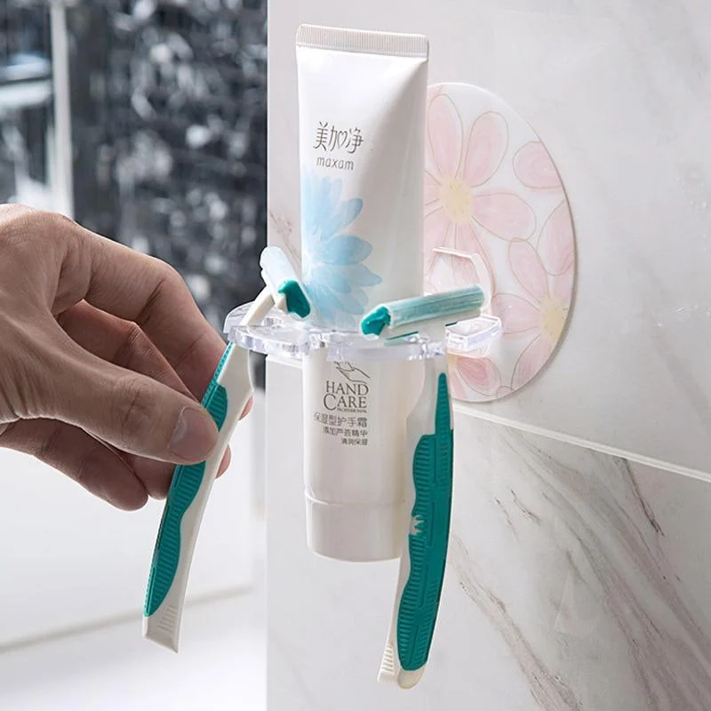 Toothbrush and Toothpaste Storage Rack -Bathlova