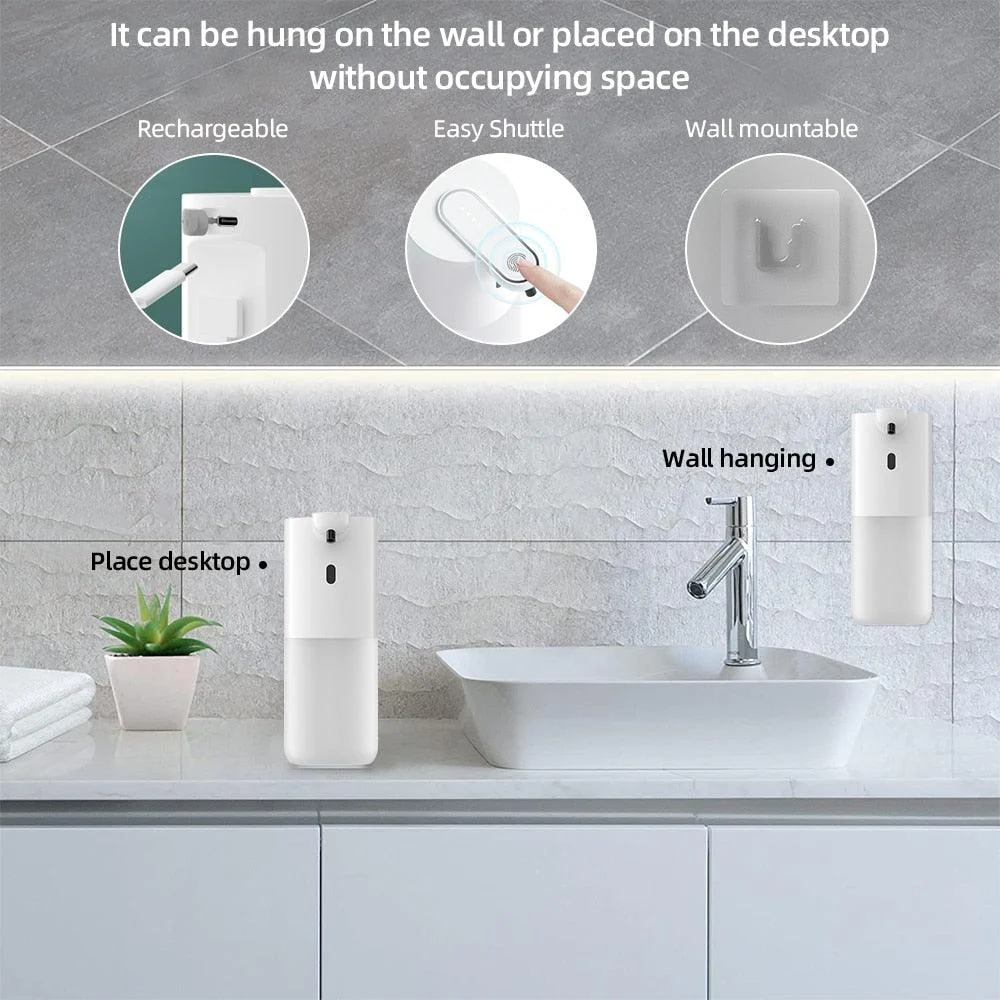 Touchless Smart Liquid Soap Dispenser with Adjustable Switch -Bathlova