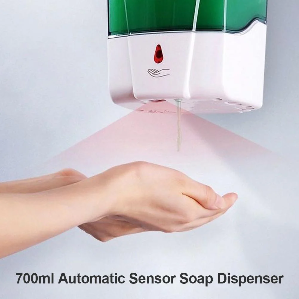 Touchless Wall Mounted Battery Powered Liquid Soap Dispenser -Bathlova