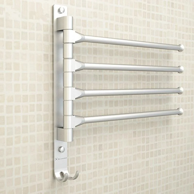 Aluminium  Movable Towel Rack Bathroom Accessory