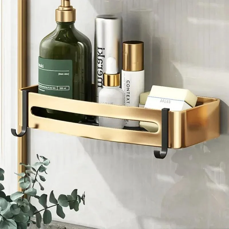 Towel Rack Space Aluminum Storage Rack Wall Mounted Bathroom Accessory -Bathlova