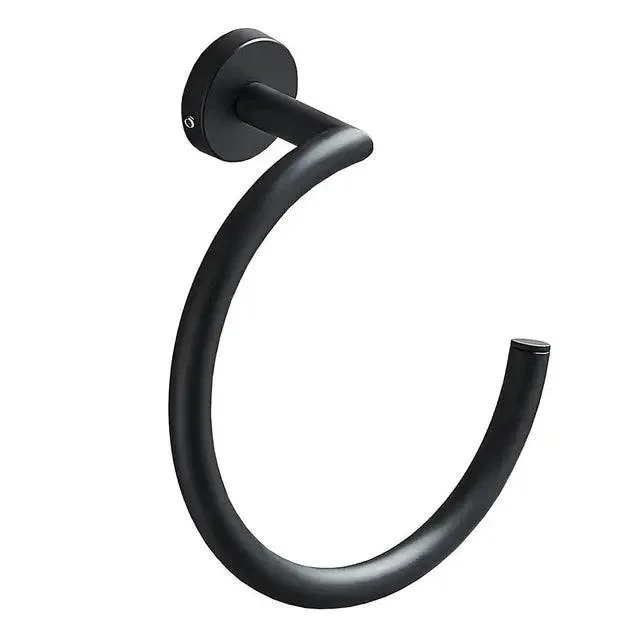 Towel Ring Semi-Circular Stainless Steel Towel Ring Towel Holder -Bathlova