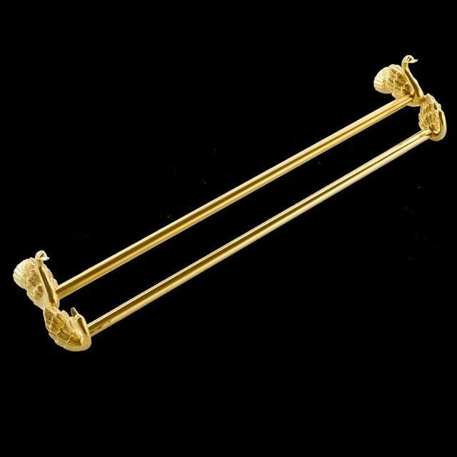 Towel Toilet Paper Holder Accessory Gold Bathroom Accessories -Bathlova