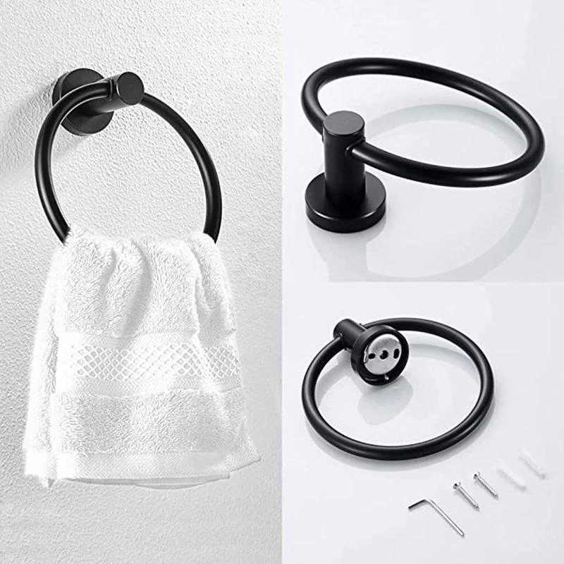 Traditional 2- Piece Bathroom Hardware Set Towel Ring/ Paper Holder -Bathlova