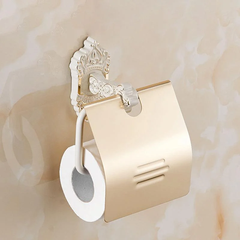 Traditional Bath Hardware Set White Bathroom Accessories Hardware Set -Bathlova