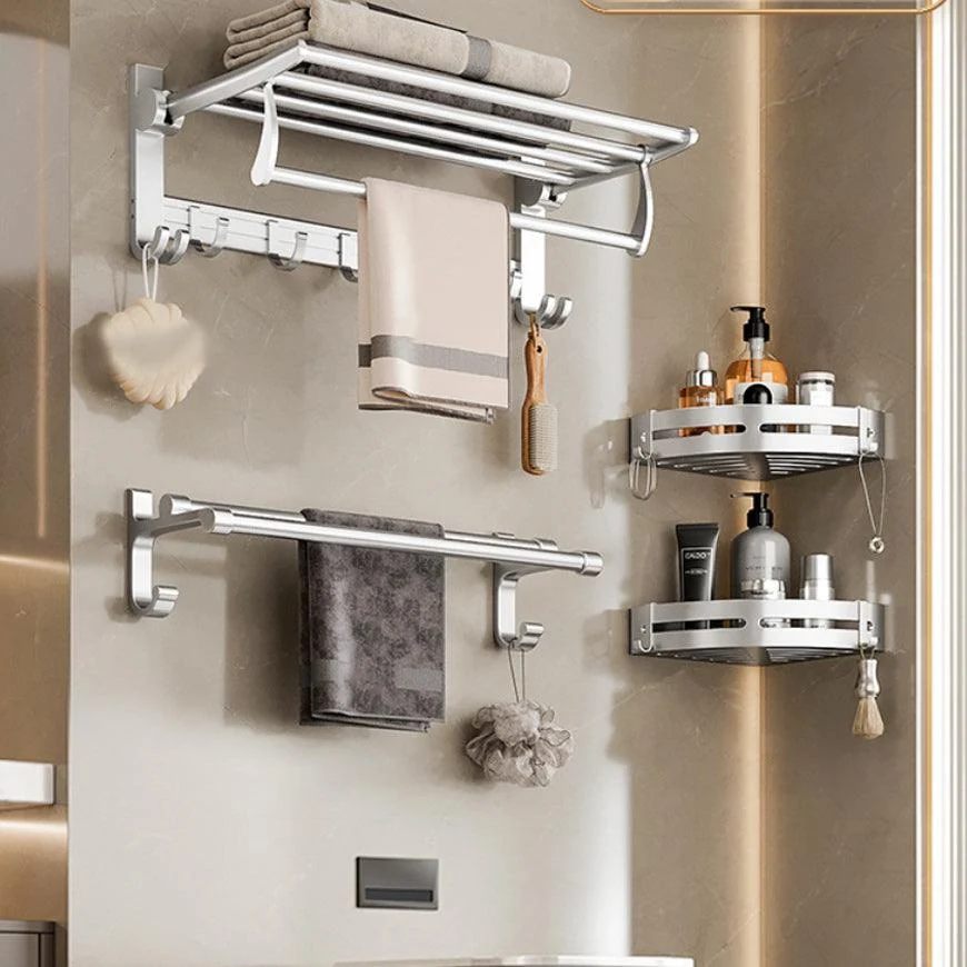 Traditional Bath Shelf Bathroom Accessories Hardware Set Stainless Steel Bathroom Set -Bathlova