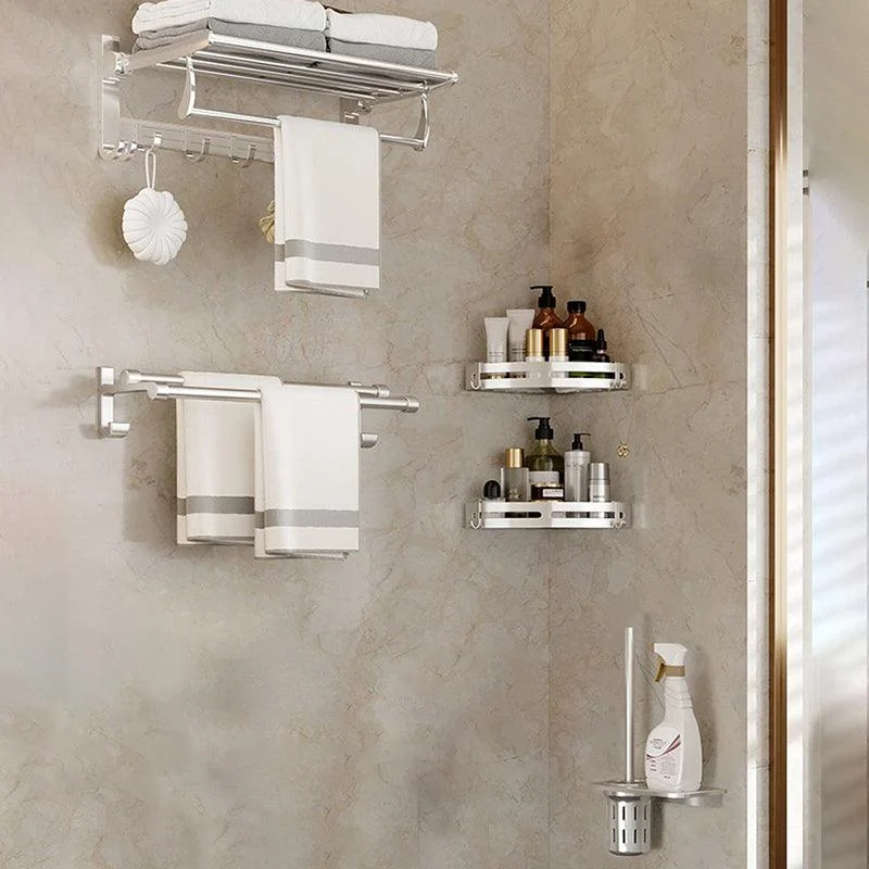 Traditional Bath Shelf Stainless Steel Paper Holder Bathroom Accessories Hardware Set -Bathlova