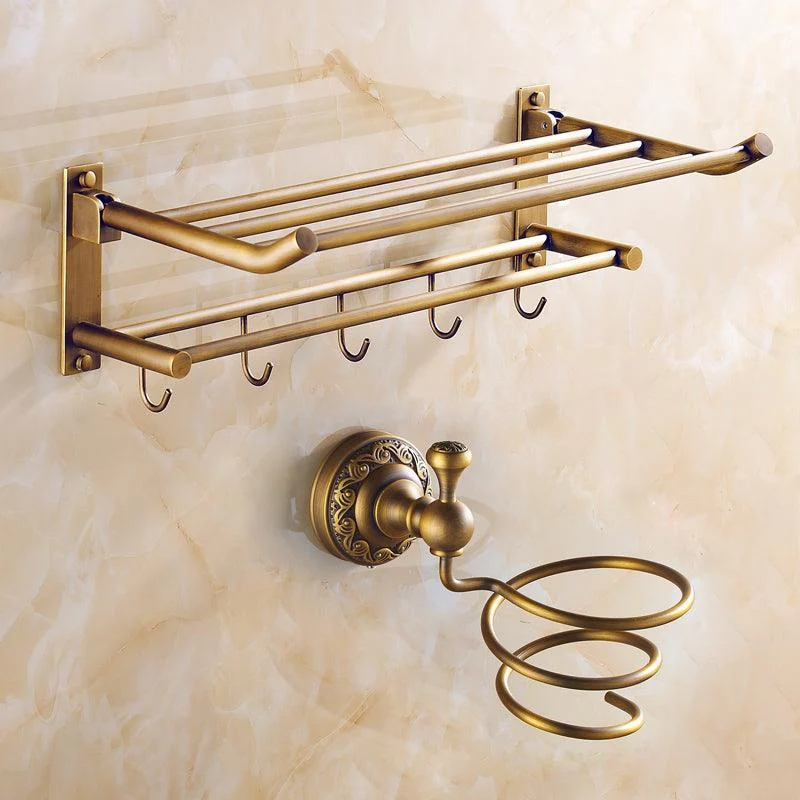 Traditional Bathroom Accessories Hardware Set Brass Accessories Hardware Set -Bathlova