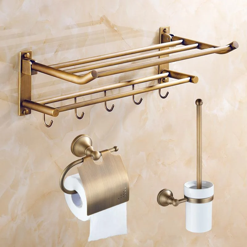 Traditional Bathroom Accessories Hardware Set Brass Accessories Hardware Set -Bathlova