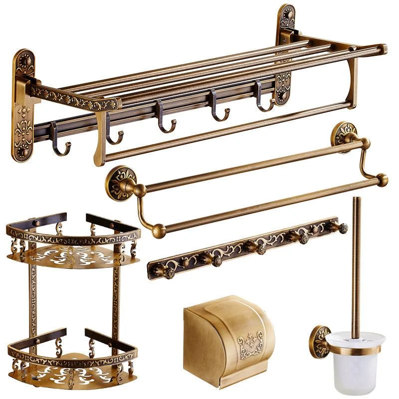 Traditional Bathroom Accessories Hardware Set Brass Bathroom Hardware -Bathlova