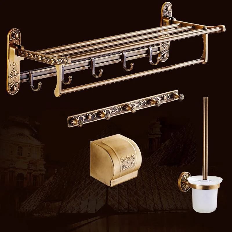 Traditional Bathroom Accessories Hardware Set Brass Bathroom Hardware -Bathlova