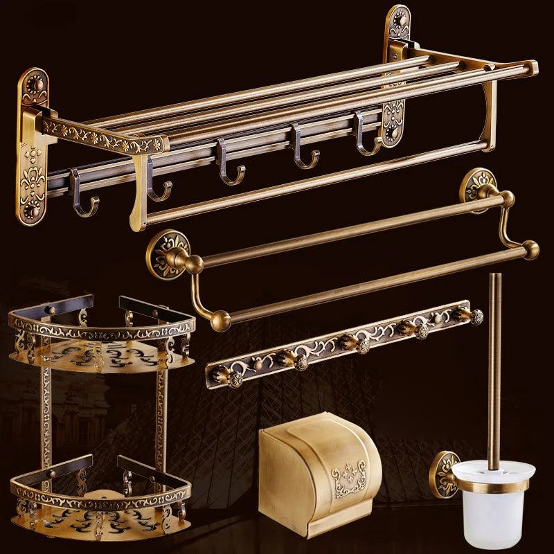 Traditional Bathroom Accessories Hardware Set Brass Bathroom Hardware -Bathlova