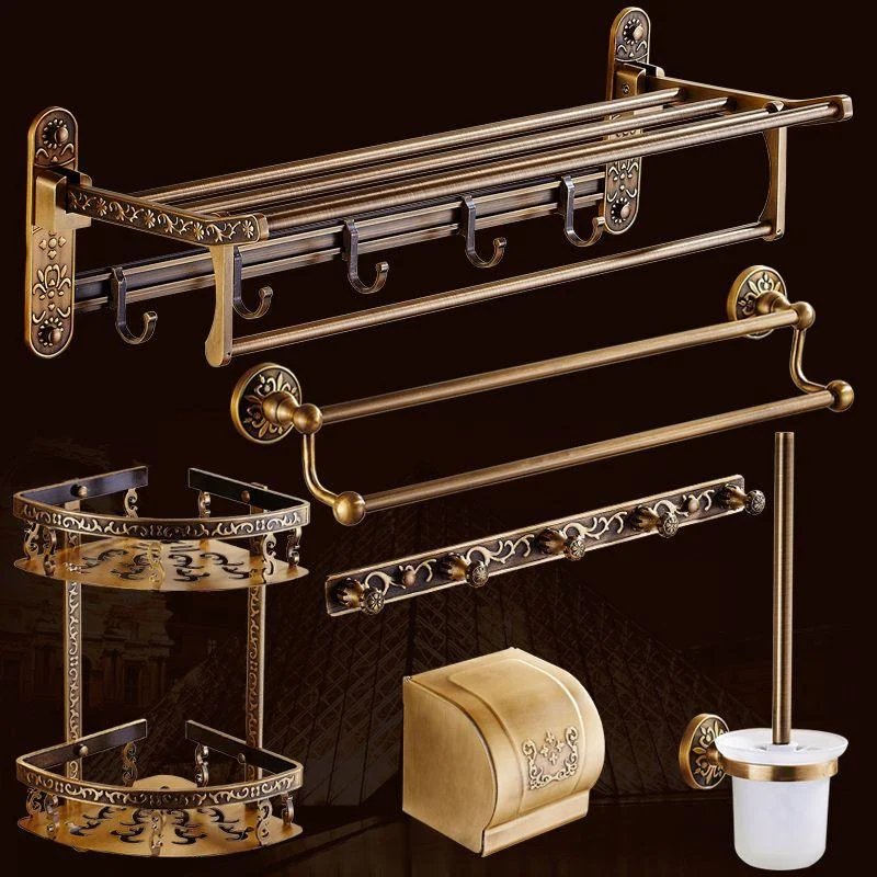 Traditional Bathroom Accessories Hardware Set Brass Bathroom Hardware -Bathlova