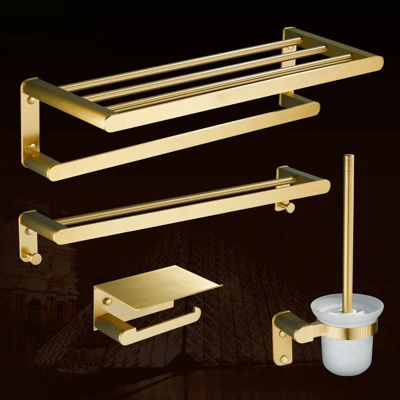 Traditional Bathroom Accessories Hardware Set Gold Bathroom Accessory Kit -Bathlova