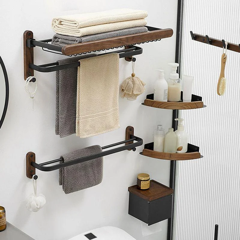 Traditional Bathroom Accessory As Individual Or As a Set in Black -Bathlova