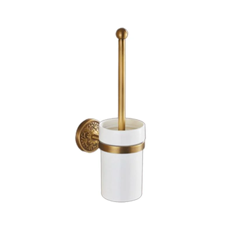 Traditional Bathroom Accessory Kit Gold Paper Holder Bathroom Set -Bathlova