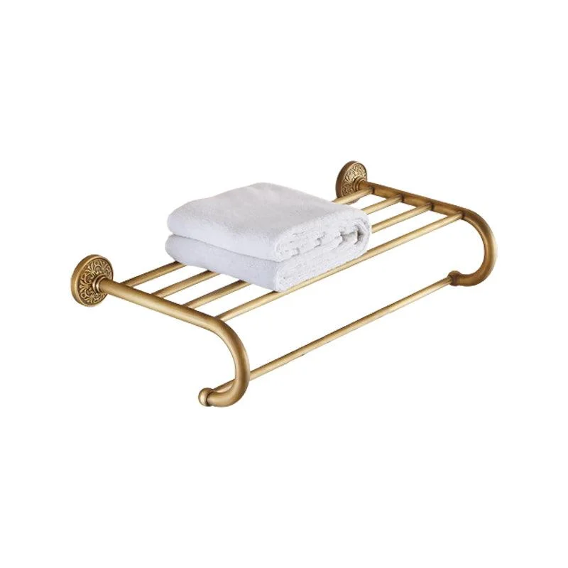 Traditional Bathroom Accessory Kit Gold Paper Holder Bathroom Set -Bathlova